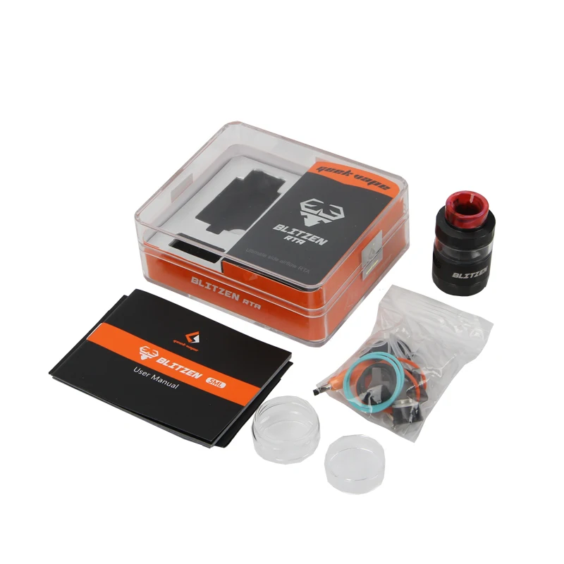 В наличии Geekvape Blitzen RTA 24 мм 2 мл/5 мл распылитель большой поток воздуха с Postless