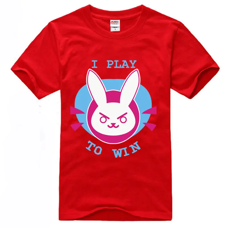 DVA Футболка с 3D принтом в стиле аниме OW D. VA, футболка для косплея, летний топ, футболка, облегающая Повседневная футболка с короткими рукавами dva, Милая футболка Dva - Цвет: DVA
