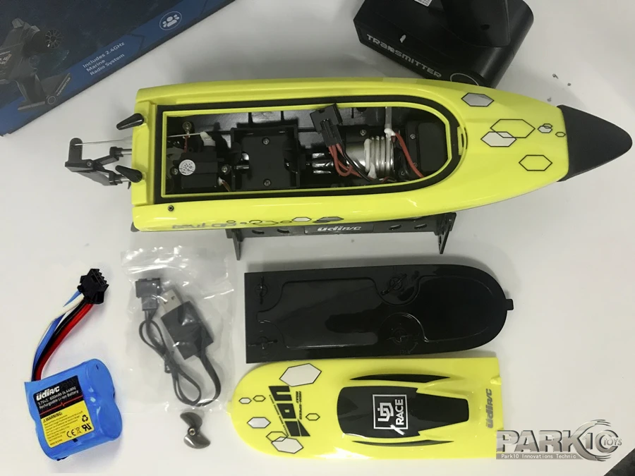 Parkten 2019 Новый RC boatu di001upd UDI008 2 4G 4CH пульт дистанционного управления лодка Скорость