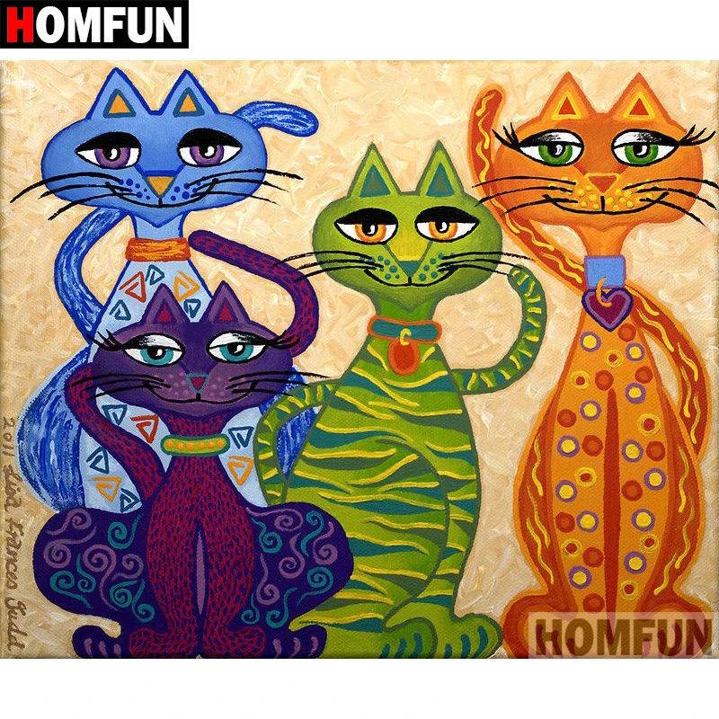Алмазная 5D Вышивка сделай сам HOMFUN картина с квадратными/круглыми стразами