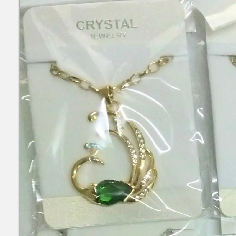 Ожерелье AAAA + с кулоном в виде феникса из австрийского хрусталя модные ювелирные