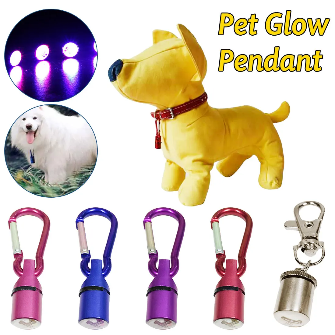 Светодиодный ошейник мигающий водонепроницаемый|Воротники| |