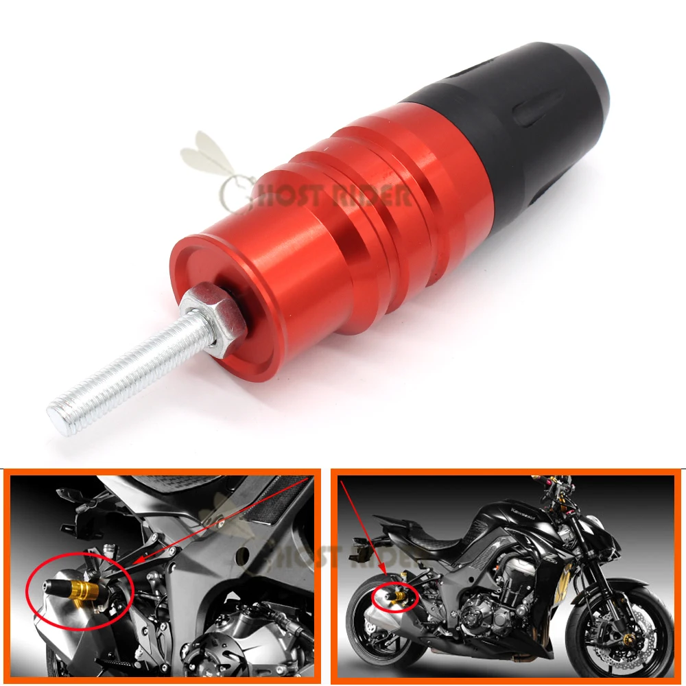 Для Kawasaki Z650 Z750 Z900 Z800 Z250 Z300 Ninja 250 300 Z1000 Z1000SX мотоциклетные ЧПУ краш-колодки выхлопные Ползунки Краш-протектор