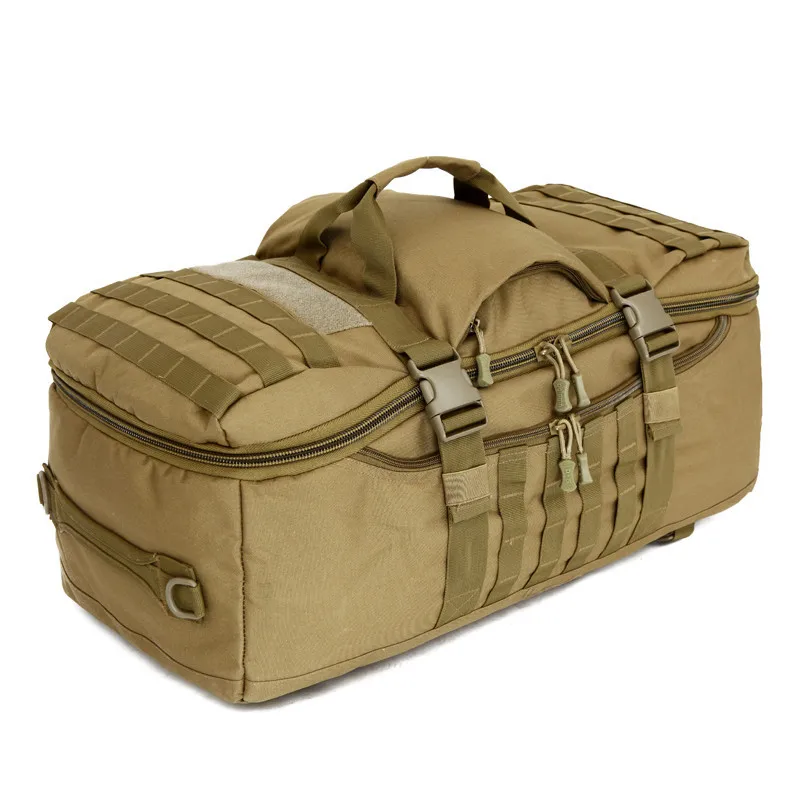 75L нейлон 900D большой Многофункциональный Открытый Спортивный Тактический рюкзак Кемпинг Туризм Альпинизм рюкзак Альпинизм спортивная сумка - Цвет: Khaki