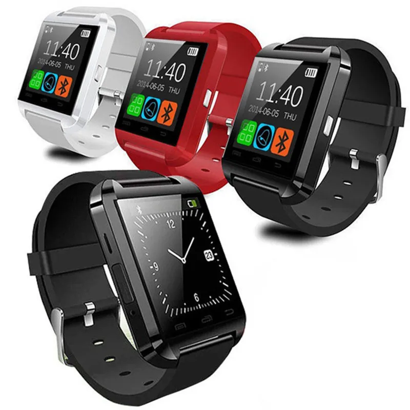 Bluetooth Smart U наручные часы SmartWatch U8 с Спорт Шагомер сообщение Sync напоминание