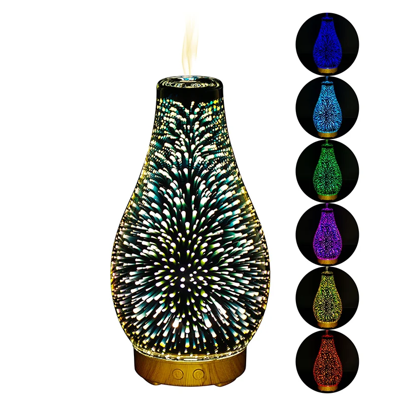 Цветной СВЕТОДИОДНЫЙ 3D ночник светодиодный ультразвуковой распылитель для