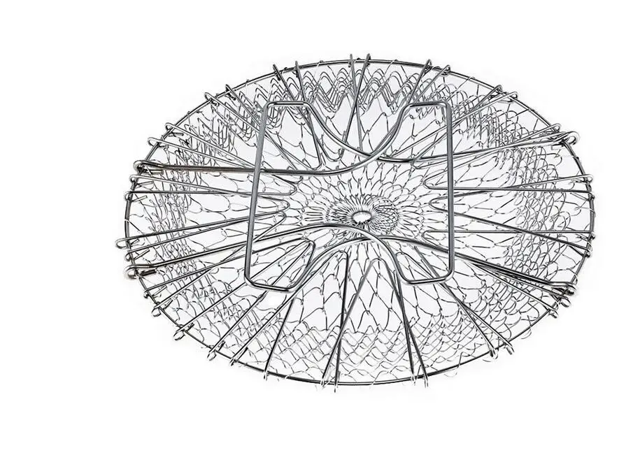 Волшебная сетчатая корзина из нержавеющей стали выдвижная для повара кухонная