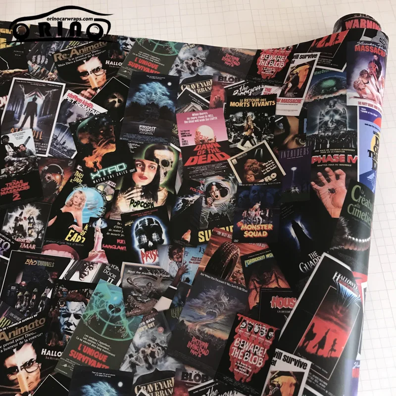 JDM граффити камуфляж виниловая наклейка бомба пленка автомобиля обертывание Череп Наклейка для мотоцикла автомобиля капот крыши скейтборд скутер