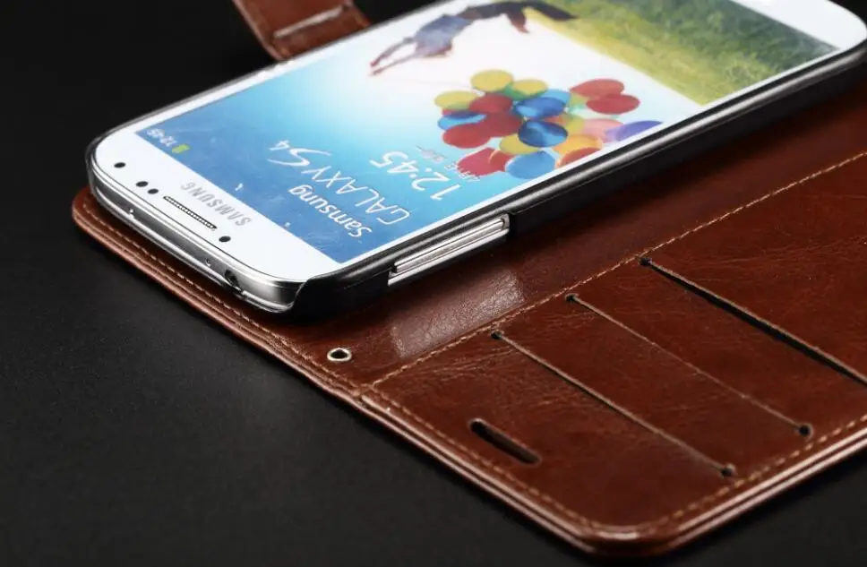 Кожаный чехол-бумажник для Samsung Galaxy S4 mini 4 I9505 SIV 919 i9190 i9192 Duos 747 |