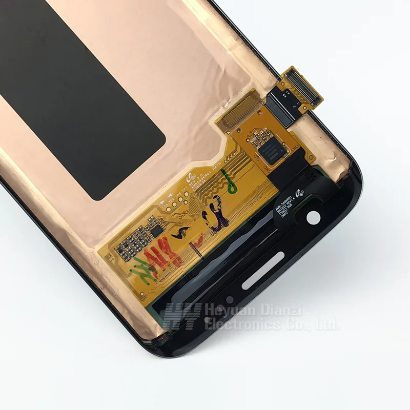 Сжигаемый в тени для SAMSUNG Galaxy S7 edge G935F G935A G935FD G935P ЖК-дисплей с кодирующий преобразователь сенсорного экрана в сборе