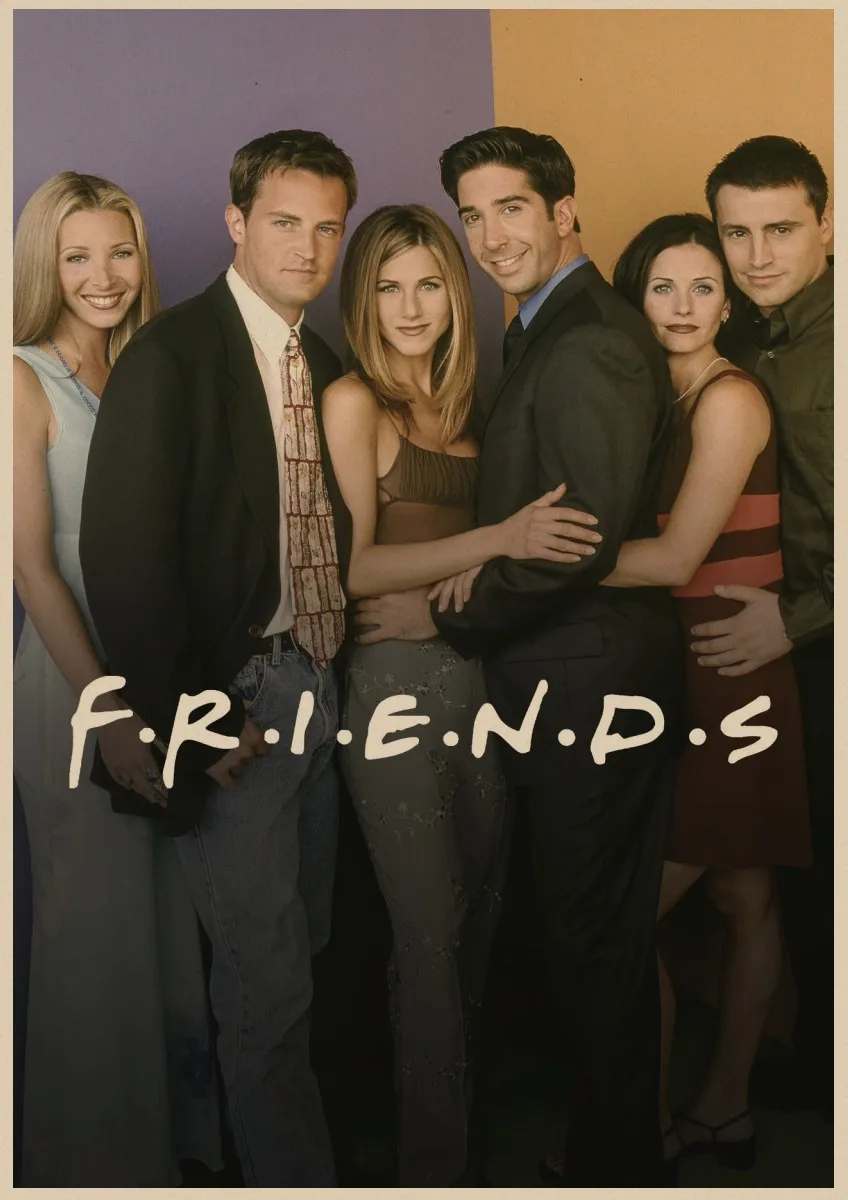 Постер друзья из сериала США постер крафт бумаги в стиле ретро домашний декор