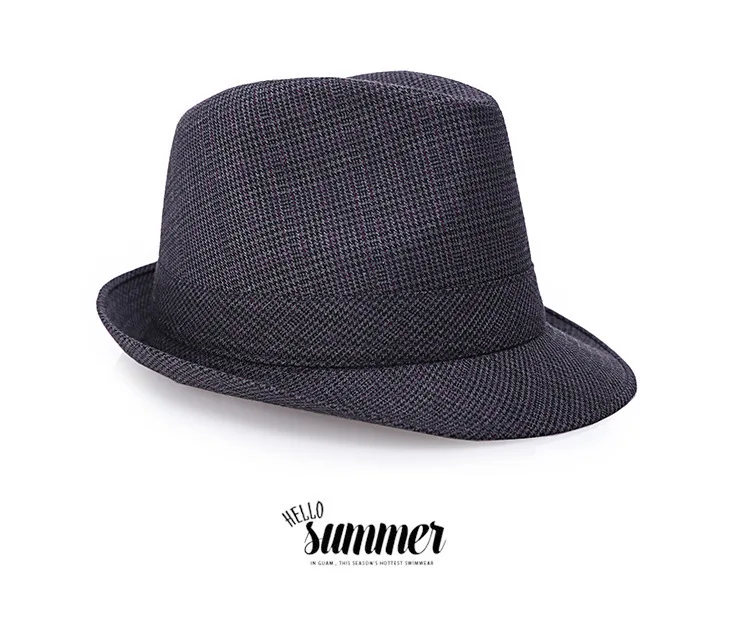 Летние мужские соломенные фетровые шляпы Chapeu Masculino, Панама, шляпы Трилби, льняные, джазовые