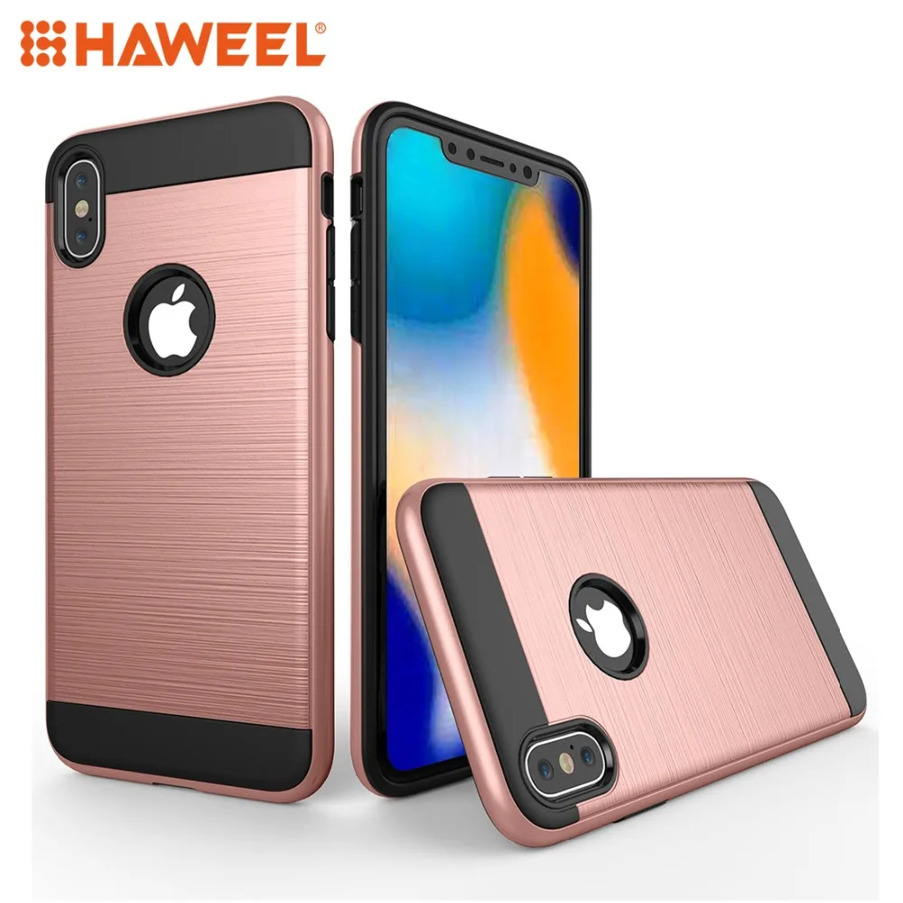 HAWEEL ворсованной текстурой ударопрочный чехол Защитный для iPhone XR/XS Max/XS/Galaxy S6/S7/Note