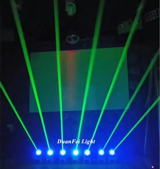 DunFly DuanFei Новинка 2 в 1 мини-dj Лазерная светодиодная Подвижная головка 6x10 Вт RGBW 4 для