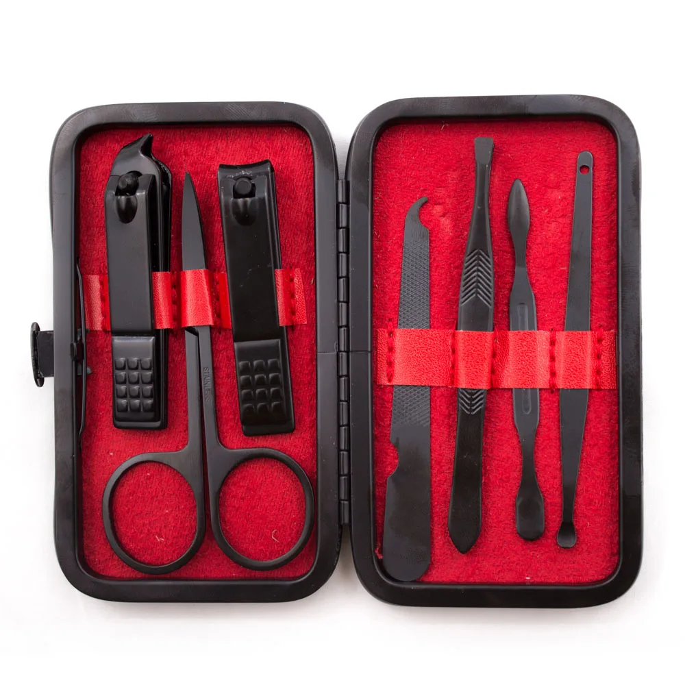 Домашний маникюрный набор и 7 шт. из нержавеющей стали машинка для стрижки ногтей