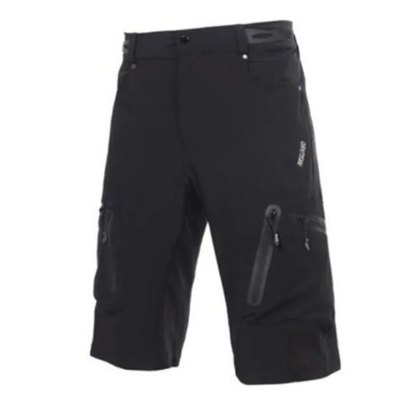 1202 black ARSUXEO мужские спортивные шорты для велоспорта, быстросохнущие шорты для горного велосипеда, водостойкие шорты для горного велосипеда - Цвет: 1202 black