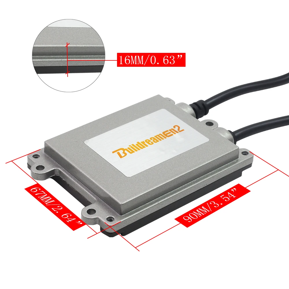 Buildreamen2 AC Ксеноновые canbus балласт 35 Вт 12 В никакой ошибки блок зажигания Быстрый