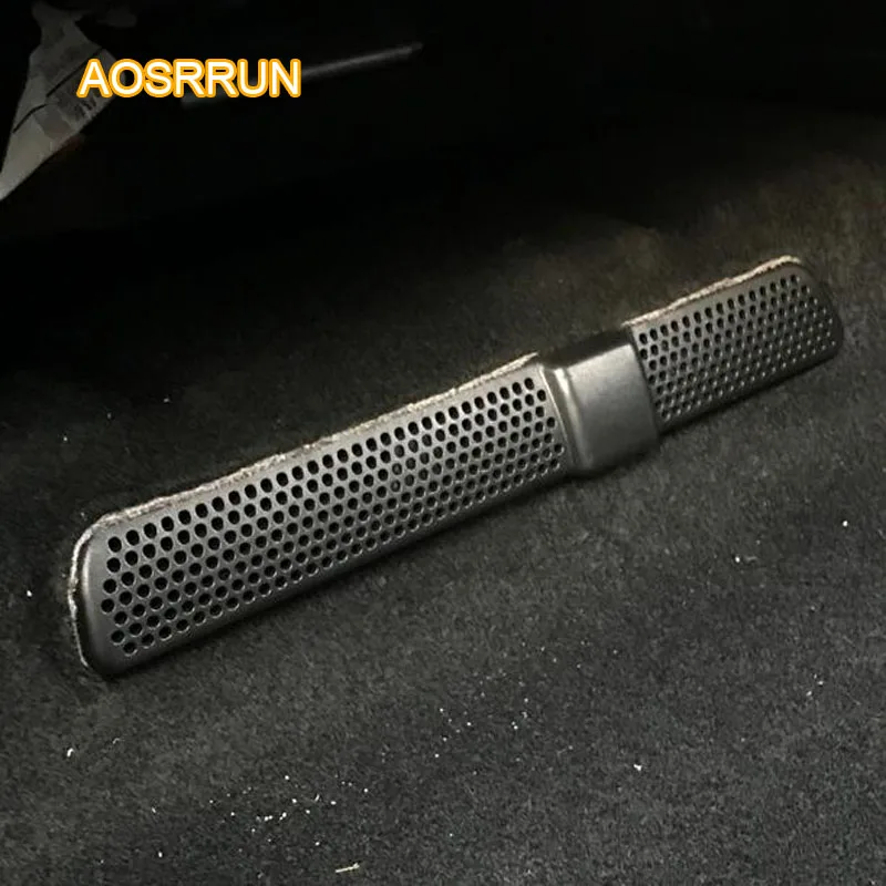 AOSRRUN,, защитное покрытие для сиденья из нержавеющей стали, для кондиционера, автомобильные аксессуары для Skoda Karoq, 2 шт