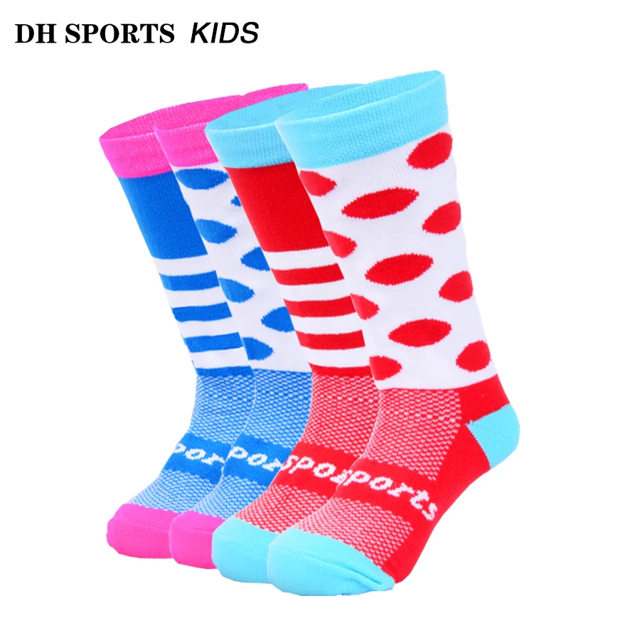 

New Kids Cycling Socks Quality Girls Boys Sports Socks Comfortable Children Bicycle Socks Bike Compression Socks for 3-6 years