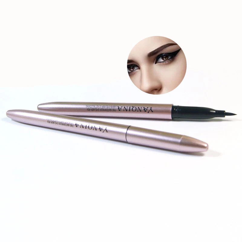 1 шт. водостойкий макияж жидкий карандаш для глаз черный стойкий beauty Comestics