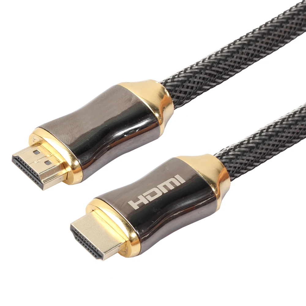 Позолоченный кабель HDMI из цинкового сплава с нейлоновой оплеткой 2,0 4K x 2K Ethernet Поддержка видео 4K 2160P HD 1080P 3D1m 2m 3m 5m 10m