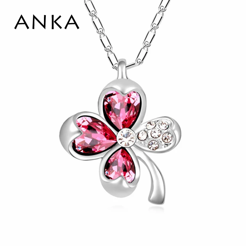 

Collar Arrival Trendy Women Pendant Necklaces Crystal 2020 New Clover Necklace Main Stone Crystals from Austria #107552