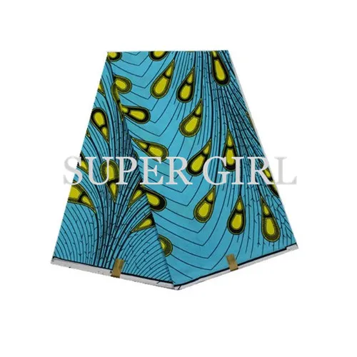 Африканской Печати на Ткани Хлопчатобумажные реальный Воск 100% хлопок для Женщин