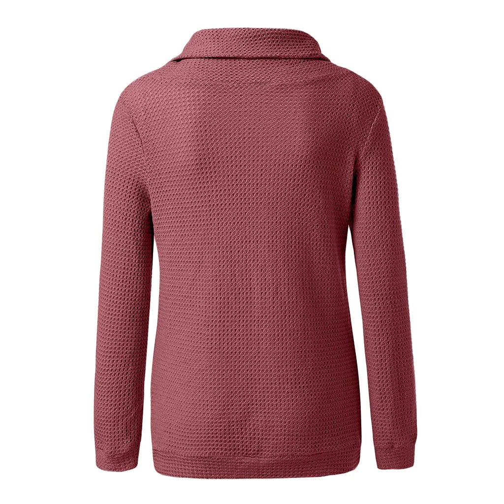 CHAMSGEND Winter Knitting Sweaters Women's Turtleneck Strapless Two Sweater Solid Shoulder Pullover Long Sleeve Blouse No24 | Женская