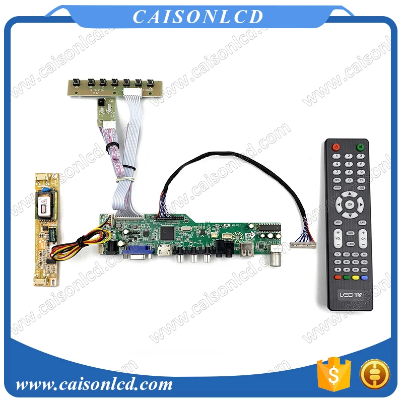 

M6-V5.1 ЖК-дисплей ТВ поддержка плата контроллера VGA Аудио AV USB ТВ для 10,1 дюймов 1024x768 G121X1-L04 G121XGE-L01 Бесплатная доставка