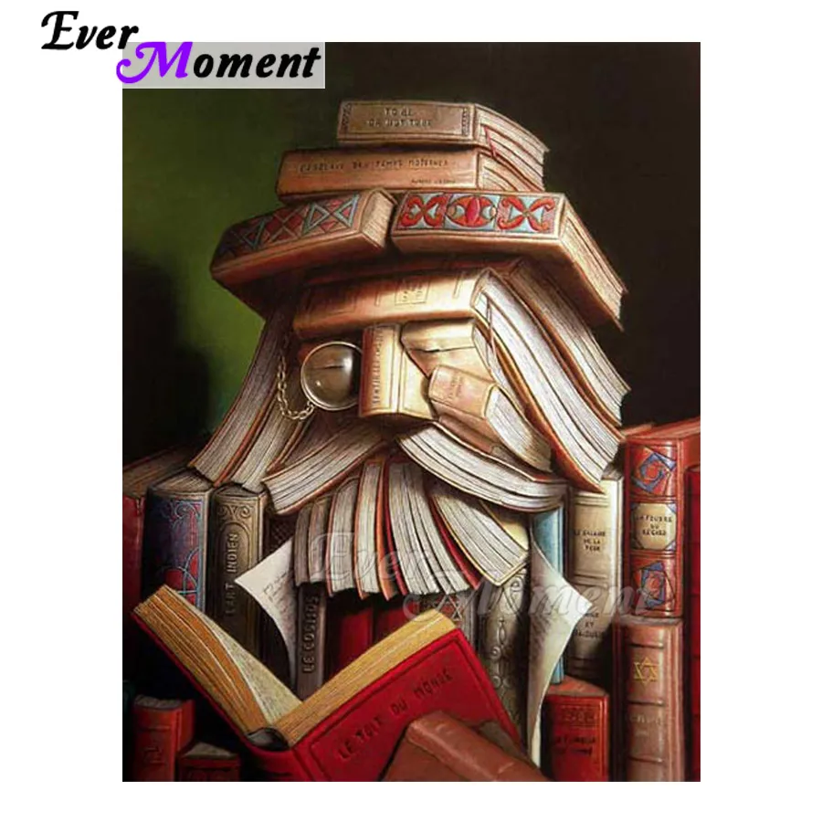 Алмазная живопись Ever Instant полная выкладка мозаика вышивка крестиком книги