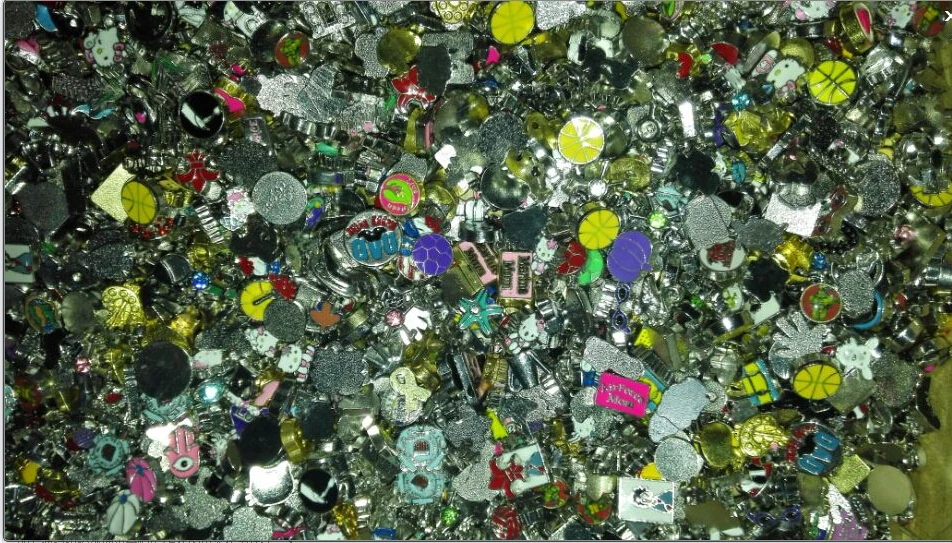 Самая низкая цена! 1000 шт смешанные цвета смешанный стиль цинковый сплав DIY