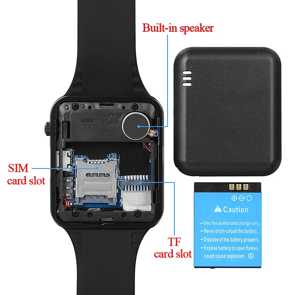 Умные часы для мужчин сенсорный экран поддержка SIM карты bluetooth камера совместима