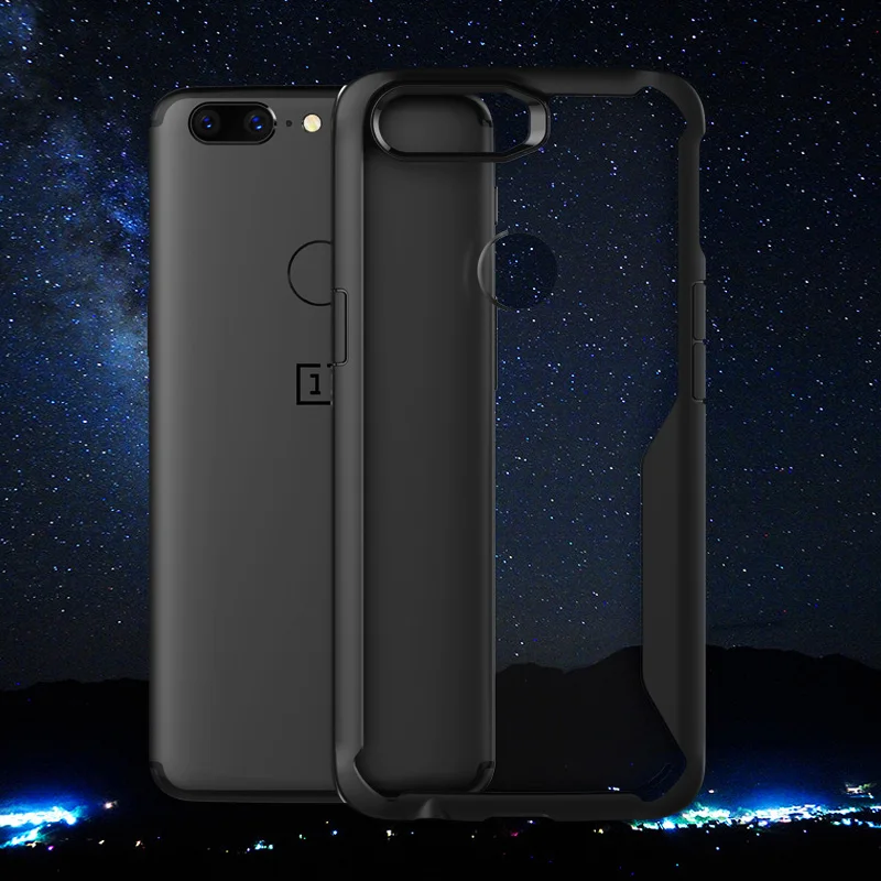 Luooyd антидетонационных чехол для OnePlus 5 т прозрачный ПММА и ТПУ силиконовый Коке