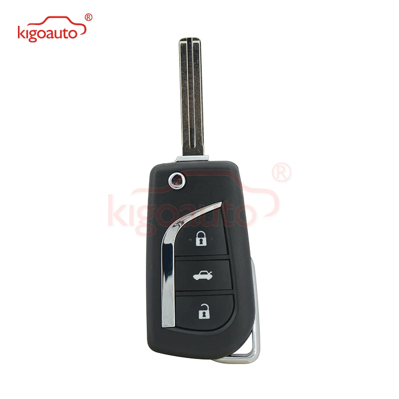 KIGOAUTO 5 шт. для Toyota Corolla замена флип Floding дистанционного ключа автомобиля TOY43 TOY48 2012 2013