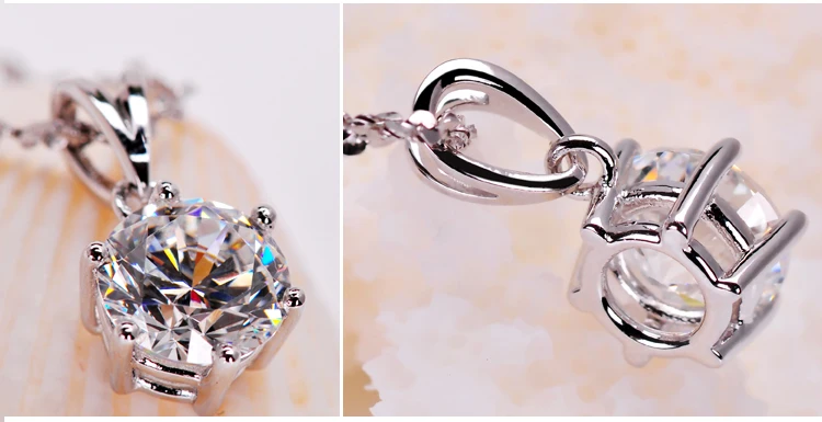 Love is Long 2CTW 8 мм G H Moissanite Бриллиантовая подвеска тест положительная гарантия