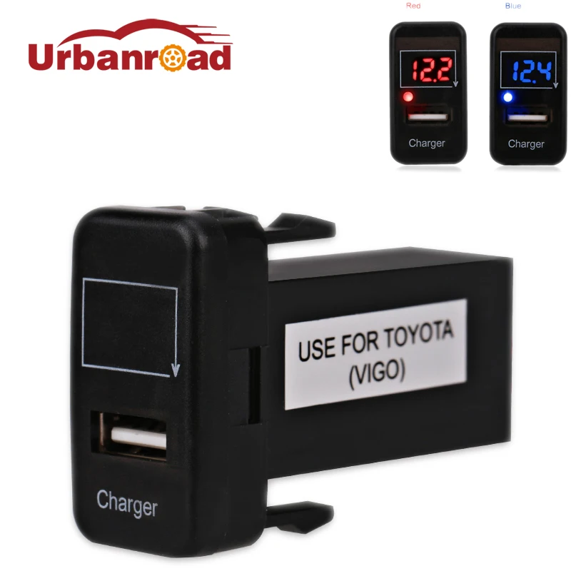 USB адаптер для автомобильного зарядного устройства Toyota VIGO 12 В|socket car|usb car interfacecar usb