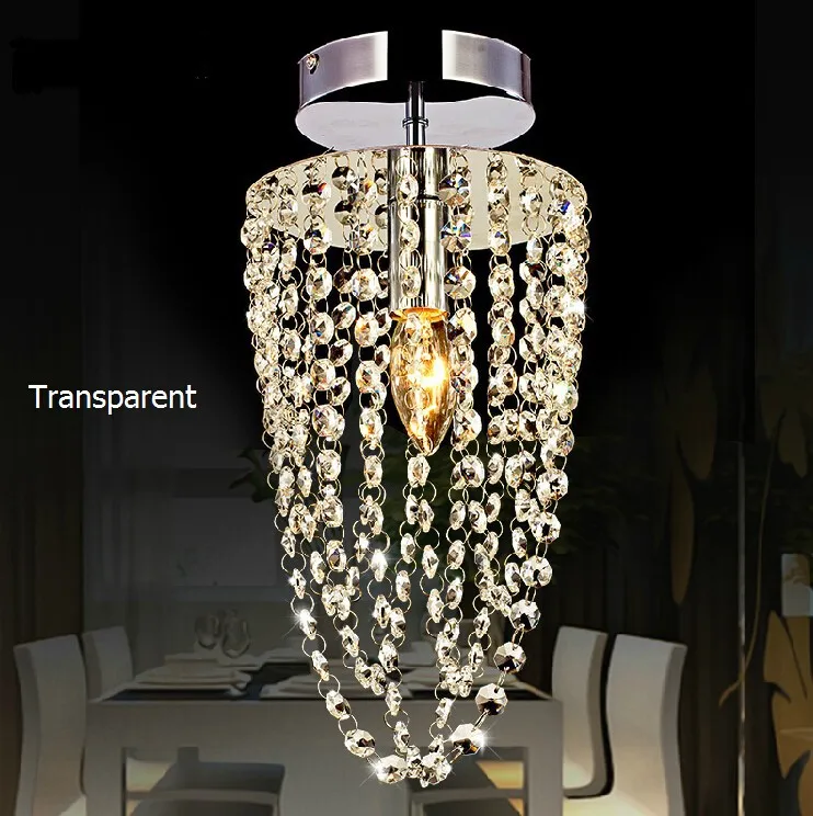 Светодиодная 1 light Chrome K9 Современная хрустальная люстра освещение 110V 220V