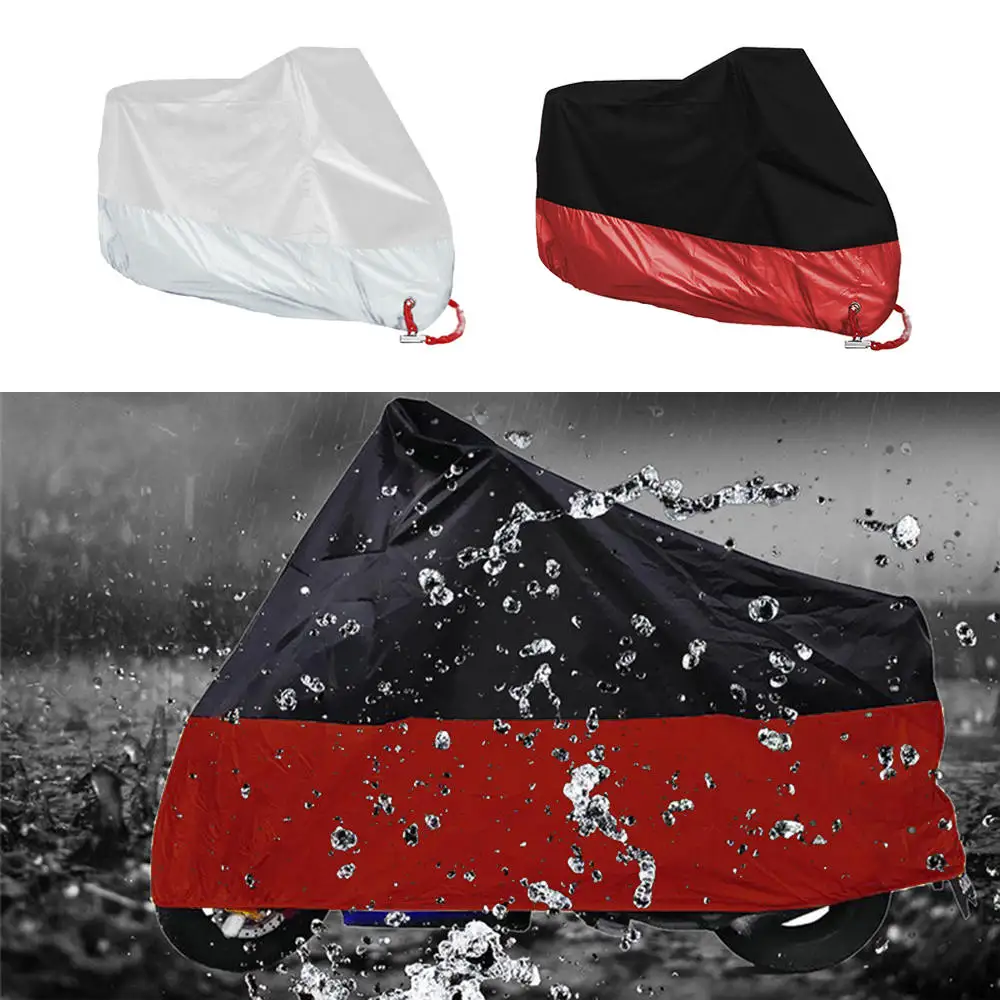 

M Motorcycle Rain Cover Motor Bike Scooter UV Protector Dust Resist Waterproof Motorcycle Sun Protection Against Rain Cover