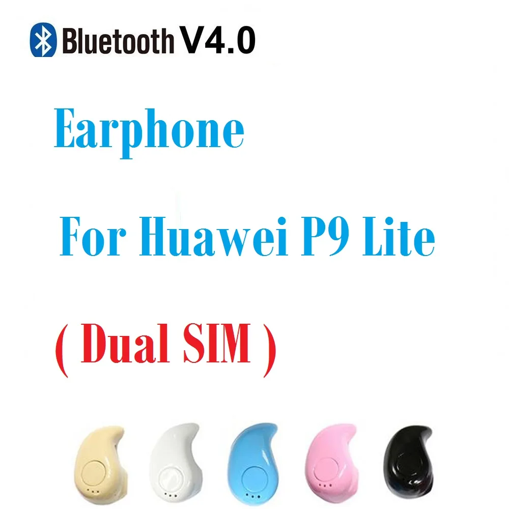 Топ Мини Спортивные Bluetooth наушники для Huawei P9 Lite Dual SIM гарнитуры с микрофоном