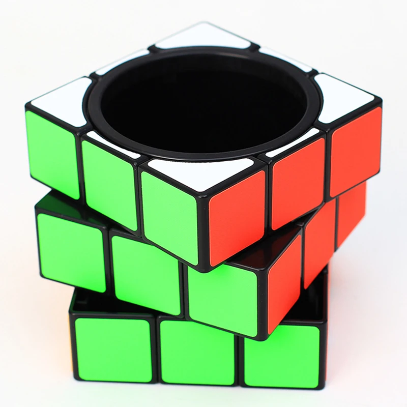 3x3x3 Магический кубик, держатель для ручки, чехол, копилка, головоломка, кубики, украшение офиса, подарки, игрушки для детей, детей, взрослых, 9,5 см
