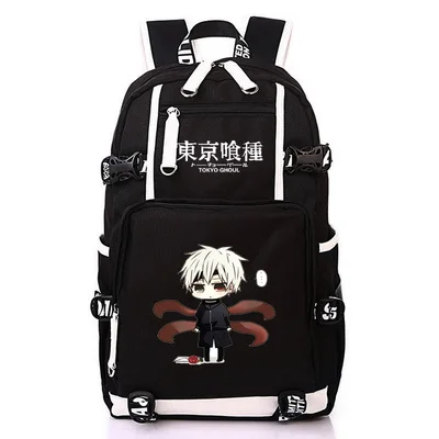 Рюкзак Kaneki Ken для косплея, Большой Вместительный рюкзак, повседневный рюкзак для путешествий, рюкзак для подростков, школьная сумка - Цвет: H