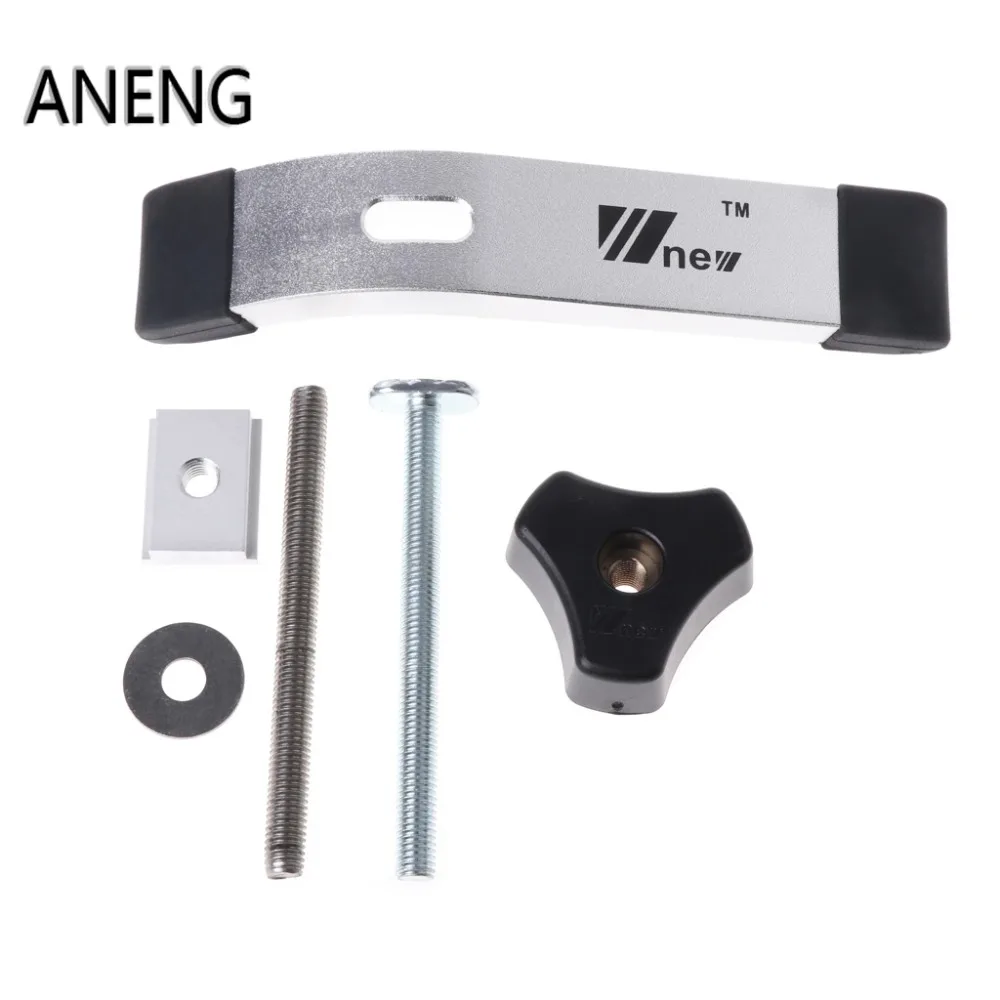 

ANENG 8mm Metal Quick Acting Hold Down Clamp Set for T-Slot T-Track DIY Woodworking