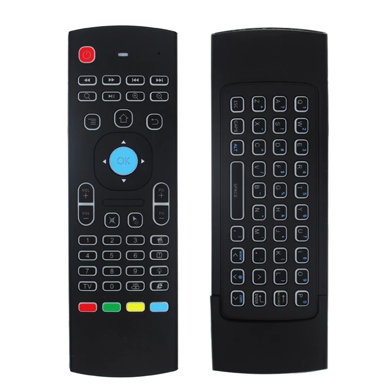 Новая MX3-L подсветка Air mouse пульт дистанционного управления MX3 с 2,4G RF Беспроводная клавиатура для A95X X96 H96 pro T95Z Android tv Box TX3