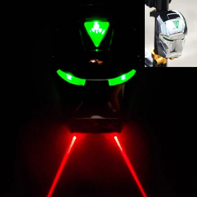 Задний фонарь для велосипеда METALMAN 7 режимов освещения 2 лазерных режима