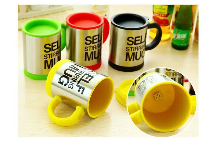 5 цветов Lazy Tazas самоперемешивающаяся кружка кофейная чашка умные кружки из нержавеющей стали Copos Inox чайная чашка
