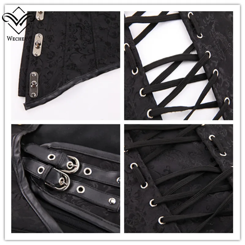 Корсет в стиле стимпанк сексуальный корсаж Overbust Корсеты и бюстье готический