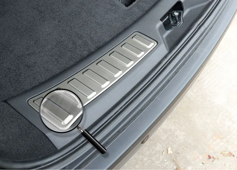 Накладка на задний бампер из нержавеющей стали для Land Rover Discovery Sport 2015 2016|land rover