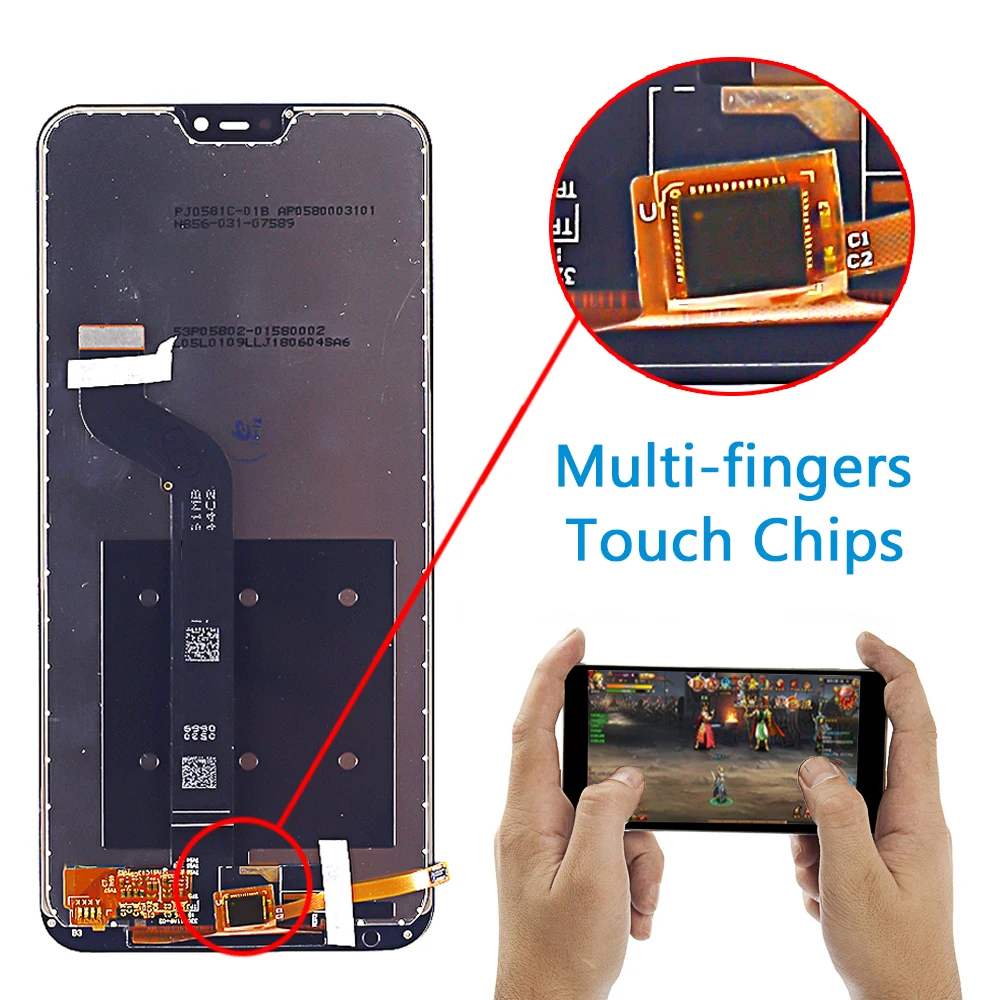 ЖК дисплей 5 84 дюйма для Xiaomi Redmi 6 Pro сенсорный экран с дигитайзером в сборе рамка