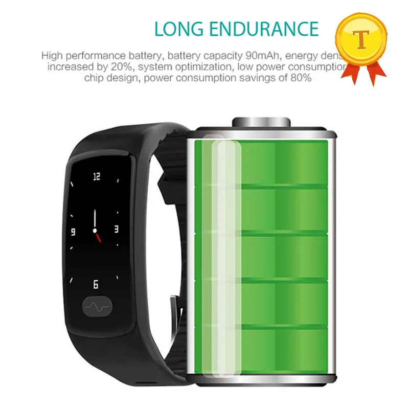 Color Screen ECG ppg healthy bluetooth Smart Band Bracelet Heart Rate Blood Pressure WristBand Sport band Watch for Android iOS |