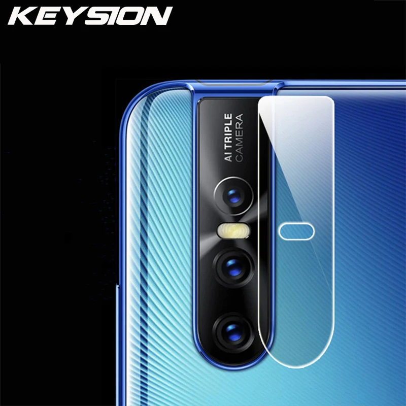 KEYSION Задняя крышка объектива камеры закаленное стекло для VIVO X27 Pro V15 S1 Защитная